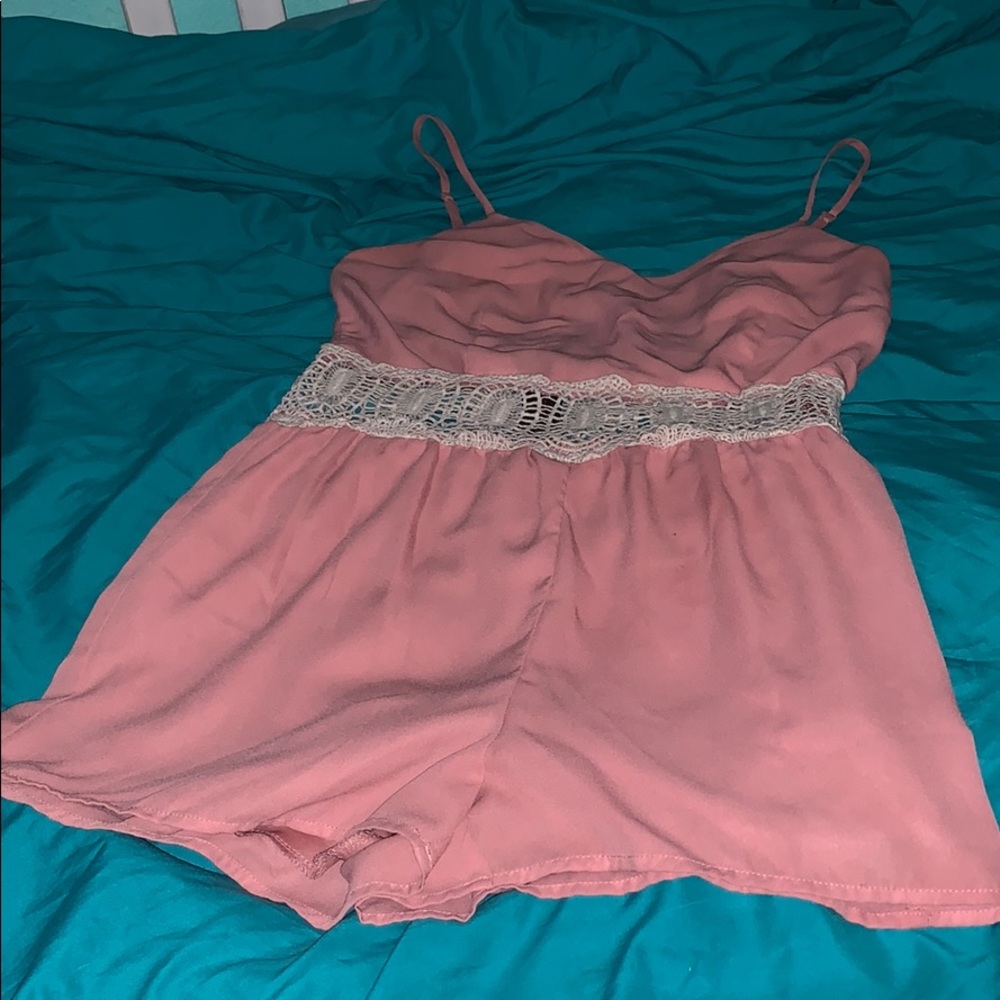 Pink romper